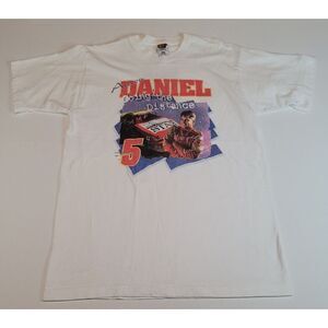Aaron Daniels Nascar T-Shirt Mens Medium. Vintage 90s Single Stitch Racing Tee.‎